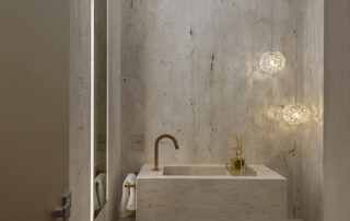 imagem lavabo do apartamento panorâmico, arquitetura, sena arquitetos, decoração