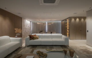 imagem sala de estar do apartamento panorâmico, arquitetura, sena arquitetos, decoração